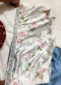 Very Beautiful Satin Shorts N H &amp;M Top