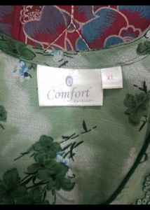 Floral Print Night Gown