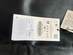 Zara Black Faux Leather Top