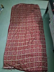 Maroon Bandhej Dupatta