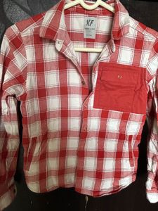 Trendy Red Plaid Flannel Shirt