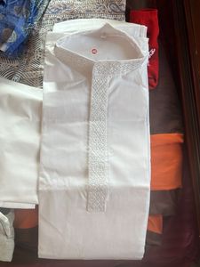 White Kurta Pyjama