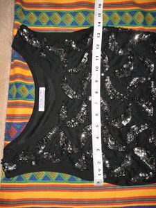 Black Sparkle Stretchable Party Short Dress