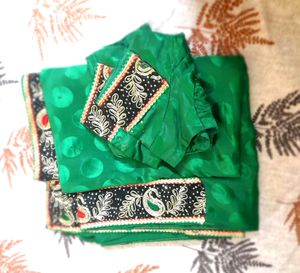 Heavy Gorgeous Saree With Blouse