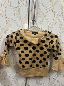 Polka Dot Baby Top