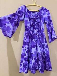 Floral Print Mini Dress