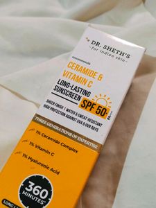 Dr Sheth&#39;s Ceramide And Vitamin C Long Lasting Sunscreen