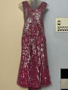 Pintrest Pink Sequin Party Dress