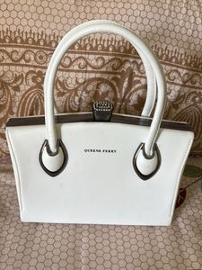 Queens Ferry White Handbag