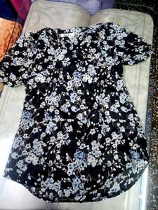 Korean Floral Top