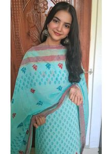New Light Blue Kurta Set  🌼