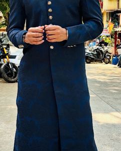 Men Navy Jodhpuri Coat