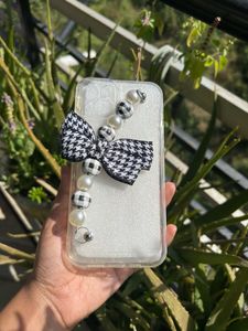 Houndstooth Bow Phone Case