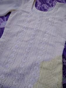 Kurta Set ( Chikankari Pattern)