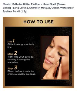 Sparkle Water Proof Manish Malhotra Eyeliner