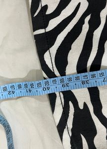 ZEBRA Print High Waist Denims