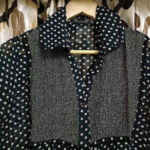 Y2k Dotted Shirt 🖤