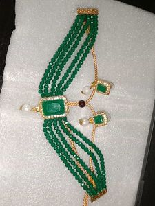 Green Colour Necklace