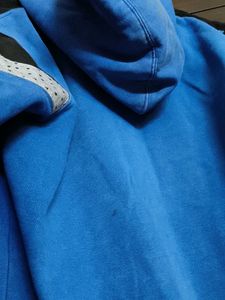 Chilly Men blue Stylish Zip-Up Hoodie