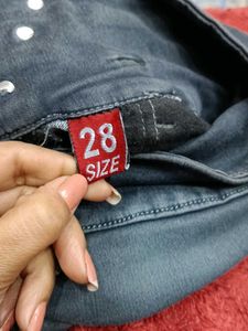 High Waisted Denim Jeans