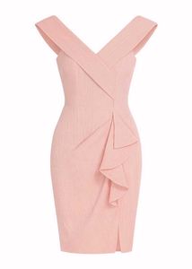 Chic Peach Bodycon Dress