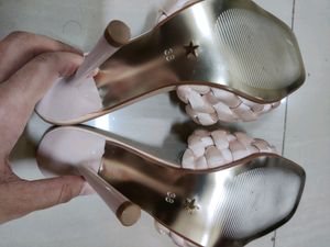 Slip-on Sandals with Stiletto Heels