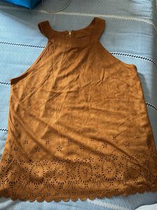 Brown Halter Top