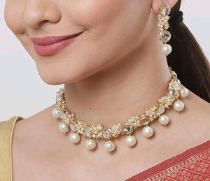 Beautiful Kundan Choker Wit Loreals 🫶.   Handmade By Me.   Unused Necklace Colour Customisation Available