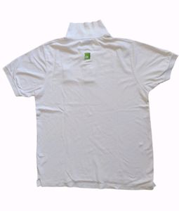 Man&#39;s Highneck  XXL Half Sleev White T-shirt.