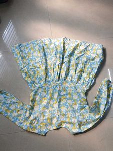 Floral Print Tunic Top