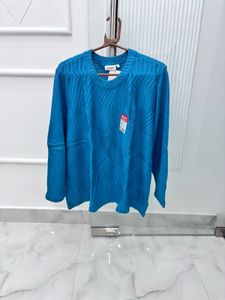 Canda Blue Knit Sweater