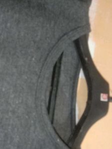 Women Grey Top Full Sleeves .