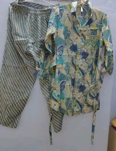 Floral Print Pajama Set
