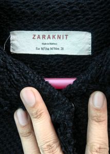 ZARA Knit Pearl Blazer