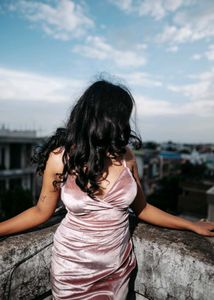 Pink Velvet Bodycon Dress