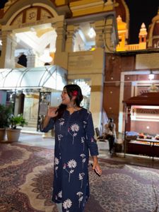 Floral Print Kurta