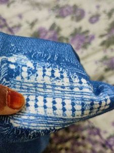 Girls Ripped Denim Jeans