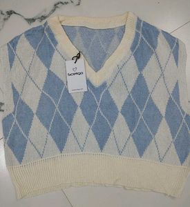Argyle Sweater Vest - Preppy Style