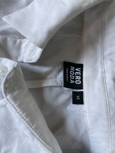 Vero Moda Women’s Oversized White Shirt with Strip