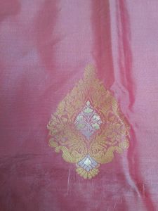Onion Pink soft silk saree