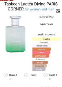 Taskeen Lactea Divina Perfume