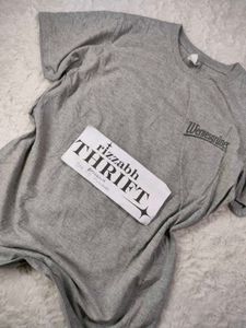 Grey Printed T Shirt