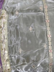 NEW Tissue Silk KURTA AND DUPATTA SET. XXXL