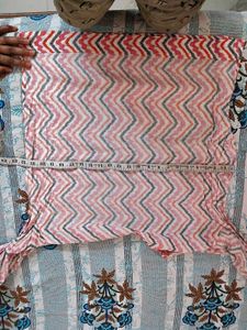 Zig-Zag Patterned Pink Kurti
