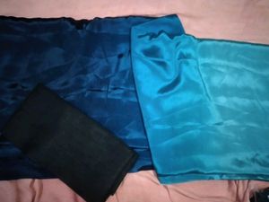 Elegant Blue Ombre Saree