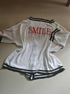 🤍 Cozy White Oversized Cardigan