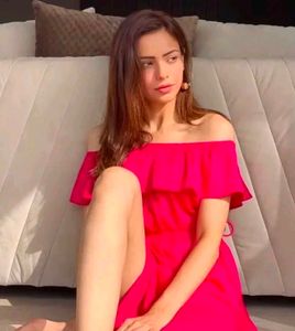 Hot Pink Off-Shoulder Dress