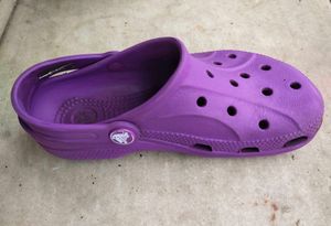 Purple Crocs