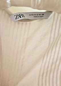 Embroidered Tie-Front Top