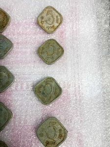 Vintage Indian Coins Collection (50 pieces, variou